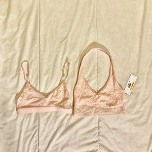 Lace bra and bralette